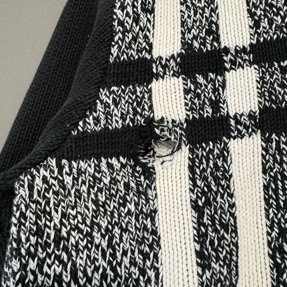 Liz Claiborne Zip Up Knit Sweater Women’s Size Large Cotton Blend - Picture 2 of 8